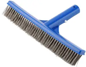 Poolbürste, Schwimmbad Stahlbürste, Edelstahl Pool Bürste Poolbesen Reinigungsbü