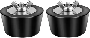 2 Stück Winterstopfen Pool, 51 mm Winterstopfen Pool Stopfen mit Edelstahl-Flüge