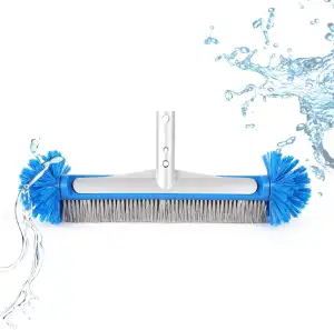 FIFBANG Poolbürste Pool Bürsten, 43cm Schwamm Bürstenaufsatz Bodenbürste aus Kunst，Runde Reinigungsbürste Schwimmbadbürsten für Poolfliesen, Badezimmer