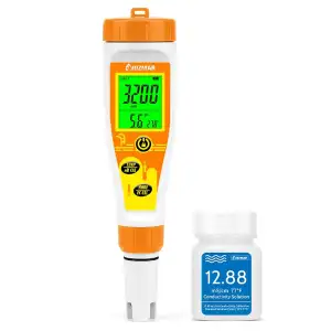 UIUZMAR Pool pH Messgerät und Salzgehalt Messgerät für Salzwasserpools, Digitale