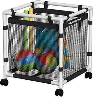 Pool-Aufbewahrungsbehälter, 170 Liter, 62 x 62 x 67 cm,Halter für Nudeln, Spielz