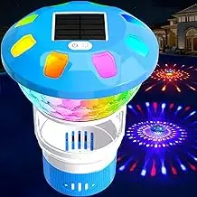 KingSom 2026 Dosierschwimmer Pool, Chlor Dosierschwimmer mit LED-Licht, Tastenbe