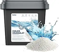 Belko® Chlorgranulat für Pool 5kg, schnelllöslich zur Schnellen Anhebung des Chlorgehaltes, Siche...