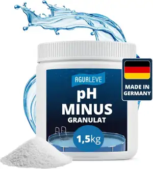 AGUALEVE® pH Minus Granulat 1,5kg *NEU* | senkt den pH-Wert punktgenau | für Poo