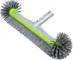 Poolbürste Extra Breit 43 cm Bodenbürste Pool für Teleskopstange, Pool Bürste Schonend für Folienpool Pool Reinigungsbürste für Boden Wand, Poolbesen Poolschrubber (Stange Nicht enthalten)