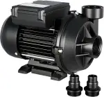 LANCHEZ Poolpumpe 250W, max. Fördermenge 9.000 l/h Pool filterpumpe, max. Förderhöhe 7.5 m, Schwi...