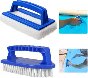 Pool Bürste, Handbürste, Schmutzradierer, Radierschwamm Schmutzradierer, 2er Set