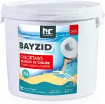 5 kg Pool Chlor Tabletten 20g BAYZID schnell löslich mit 56% Aktivchlorgehalt für Pool & Schwimmbad von Höfer Chemie