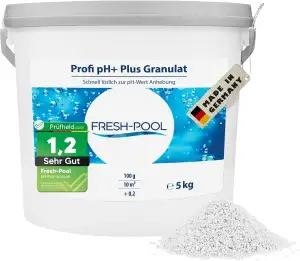 Fresh-Pool Profi pH+ Plus Granulat 5 kg - ph Heber Pool Granulat | ph Plus Pool 