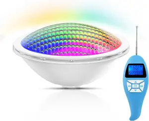 LyLmLe LED Poolbeleuchtung PAR56 20W RGB Farbwechsel Dimmbar Schwimmbad LED Lamp