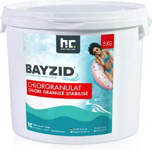 Höfer Chemie Chlorgranulat für Pool 5kg - 56% Aktivchlorgehalt zur Schnellen Anh