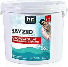 Höfer Chemie Chlorgranulat für Pool 5kg - 56% Aktivchlorgehalt zur Schnellen Anhebung des Chlorge...