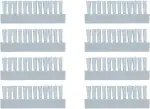 Ersatzbürsten für Pool Bodensauger 8 Stück im Set - Halterung 82 x 8 mm - Universell Passend für Viele Pool Bürsten Unterschiedlicher Hersteller