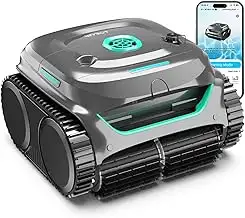 WYBOT C2 Poolroboter Akku Boden und Wand für Einbaupools bis 150㎡, Doppelfiltrat