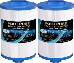 POOLPURE Spa Filter, Whirlpool Filter Replacement for Unicel 6CH-940, Pleatco PW