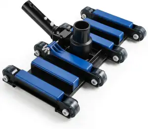 POOLAZA Gewerblicher Handpoolsauger mit Rädern, 35 cm Extra-Breite & gewichteter