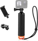 Schwimmer Handgriff Action Cam Unterwasser Handgriff Einbeinstativ Floating Hand Grip Tauchen Stock mit Schraubenadapter für Handys, alle Gopro Serien Kameras, osmo Action, Insta 360, SJCAM