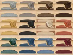 Kettelservice-Metzker Stufenmatten Rambo New Halbrund SparSet Grau 14 Stück