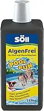 Söll 83690 PoolFun AlgenFrei 1 l - Poolreiniger gegen Algen, Wasserpflege für Pool Planschbecken ...