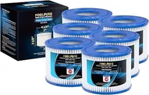 POOLPURE Filter VI für Pool, Filterkartuschen VI für Lay-Z-Spa Miami, Monaco, Ve