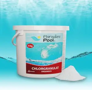 Paradies Pool 5 kg Chlor Granulat Desinfektion für Pool, schnell löslich, Qualit