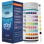 8-in-1 Pool-Teststreifen – Salzgehalt im Pool messen | SPA & Whirlpool Teststreifen | Schneller P...