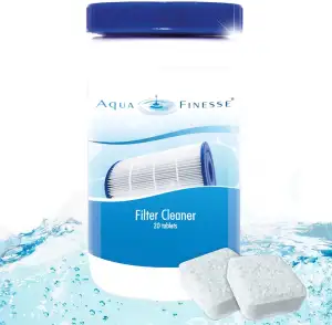 AquaFinesse Filterreiniger Tabs, Filter Reinigungstabletten für Whirlpool, Pool, Swim Spa Filter. Filterkartuschen Reiniger, Spa Kartuschenreiniger, AF Filter Cleaner
