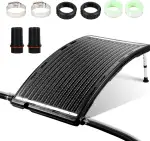 Sonnenkollektor Poolheizung, 113x69x35cm Solarheizung Maximaler Durchfluss 10000 L/h, Pool Heizun...