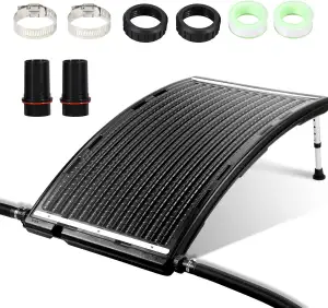 Sonnenkollektor Poolheizung, 113x69x35cm Solarheizung Maximaler Durchfluss 10000