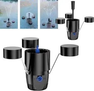 SunSun CSP-250 Schwimmskimmer für Teiche bis 40 m², 2500 l/h 45 W, Skimmer mit S