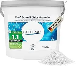 Fresh-Pool Profi Schnell Chlor Granulat, 56% Aktivchlor, 5 kg incl. Dosierbecher - Pool Chlor Gra...