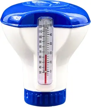 MaReBa24® Kleiner Dosierschwimmer Dosierer mit Thermometer für 20g Tabletten