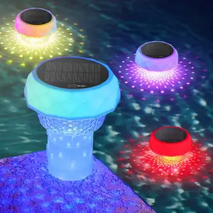 Solarbetriebene schwimmende Desinfektionsleuchte (1) Solar Poolbeleuchtung IP68 