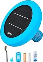 VEVOR Poolionisator Solar bis zu 170343 L, Schwimmender Automatischer Wasserreiniger und -Filter,...
