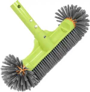 13″ Poolbürste für Folienpool, 33cm Pool Bürste Pool Reinigung, Poolbesen mit Ha