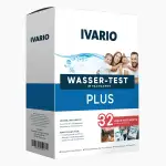 IVARIO Plus Labor-Wassertest-Set für Trink- und Leitungswasser, Tests auf 32 Schadstoffe, Labor-Analyse im Fachlabor, 24-Stunden-Versand, kostenlose Fachberatung, Einfache Probenahme