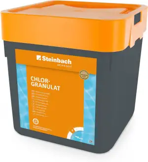 Steinbach Poolpflege Chlorgranulat - 0751205TV00-5 kg - Schnelllöslich - Effekti