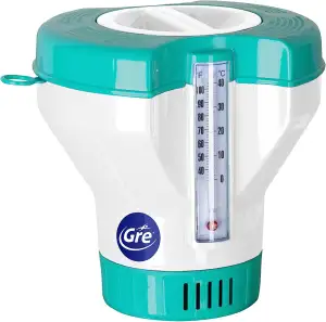 Gre 40070 – Schwimmender Dosierer mit Thermometer für die chemische Behandlung v