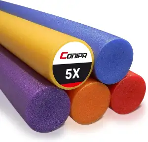 Conipa® - Schwimmnudel (160 x 7 cm) für Kinder & Erwachsene INKL. VERBINDER (Sch