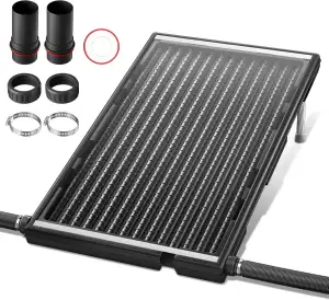 LZQ Poolheizung Solar Sonnenkollektor Solarheizung Pool Heizung Anschluss Ø 50mm