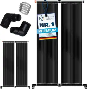 KESSER® Solarkollektor Poolheizung 300x140 cm, Pool Zubehör, Wärmepumpe Pool, So