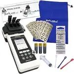PoolLAB 2.0 Special Edition inkl. 140 Testtabletten - Wassertester für Pools (Photometer) Bluetoo...