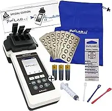 PoolLAB 2.0 Special Edition inkl. 140 Testtabletten - Wassertester für Pools (Photometer) Bluetoo...