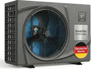 poolomio® Wärmepumpe Pool 15–30 m³ NET Inverter 06| Ultra-Leise Poolheizung mit 