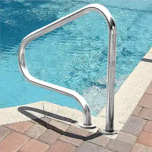 ZWLI Pool handlauf Premium Sicherheitsgriff aus Edelstahl 304 für eingelassene S