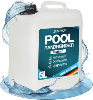 Hocheffektiver Pool Randreiniger alkalisch 5L | Poolrandreiniger für Folienpools