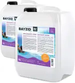 Höfer Chemie 2 x 5 L BAYZID® Pool Flockungsmittel flüssig - für kristallklares Poolwasser - einfache Anwendung + hocheffektive Wirkung gegen Trübungen