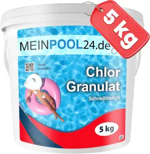 5 kg MEINPOOL24.DE Chlorgranulat schnelllöslich 56% AKTIVCHLOR POOLCHEMIE - Deut