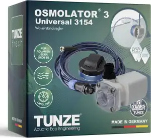 Tunze Osmolateur 3 Universel 3154 I Régulateur de niveau d'eau pour aquariums d'eau douce I Capteur de sécurité I Pompe doseuse avec capteur de régulation optique et support magnétique