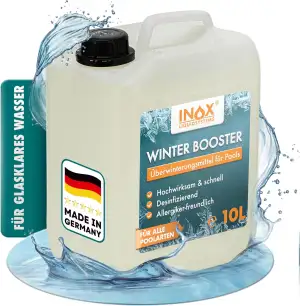 INOX® Pool Wintermittel 10L | Hochwertiges Pool Überwinterungsmittel & Algizid f